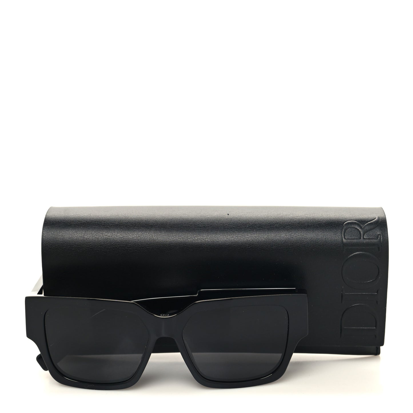 Acetate CD SU 56mm Sunglasses Black