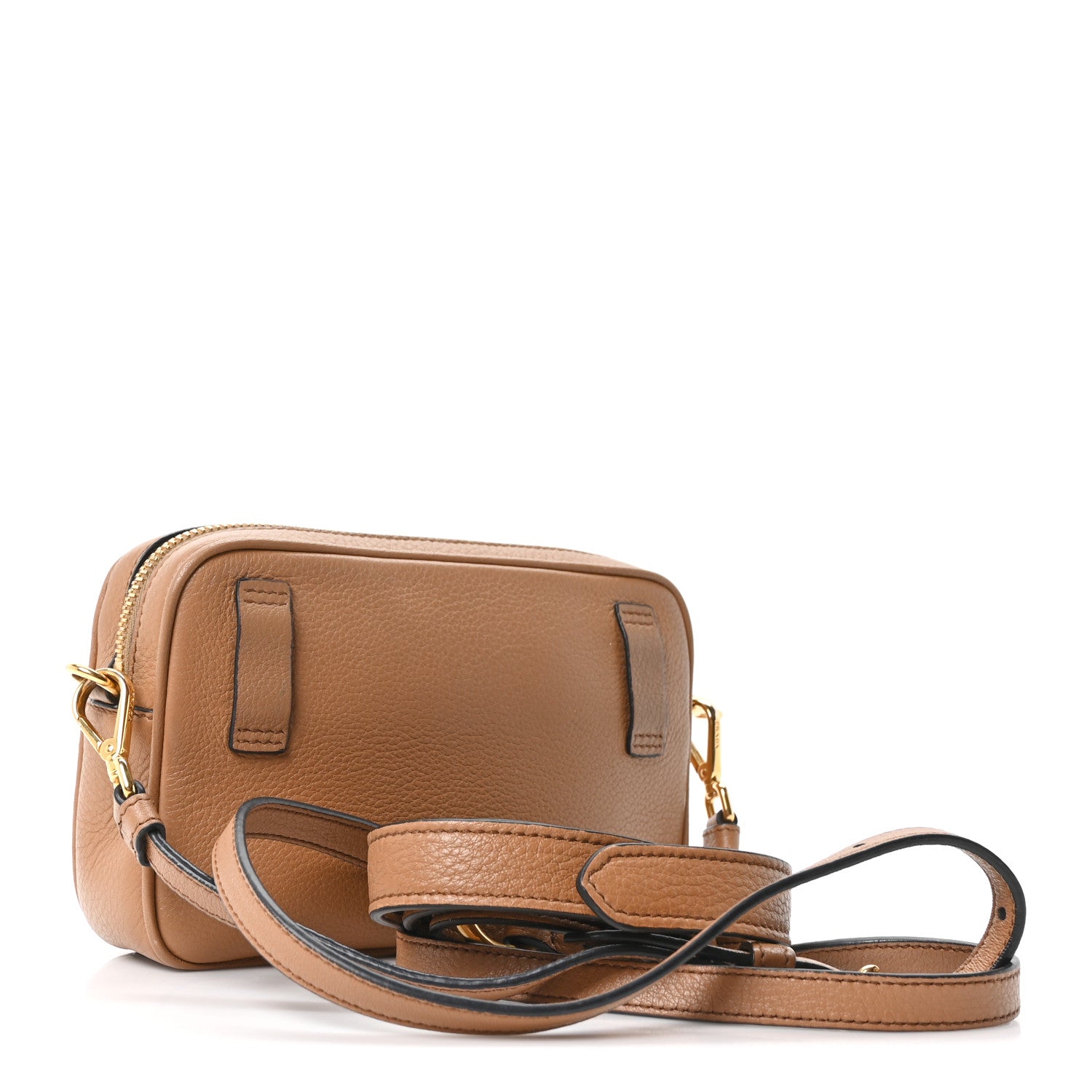 Prada Vitello Daino Belt Bag Caramel 2 of 9