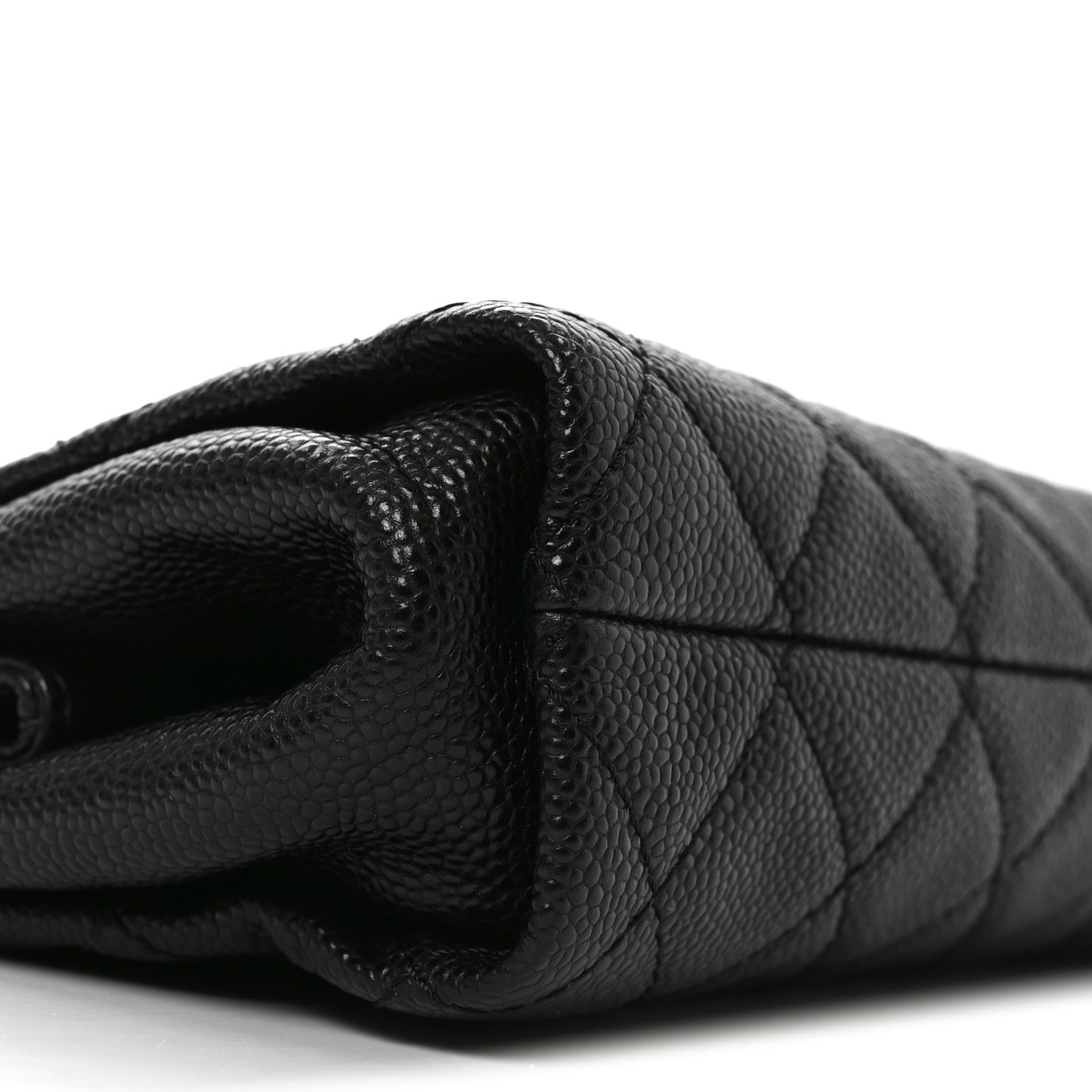 Chanel Caviar Quilted CC Large Clutch Black 8 of 10