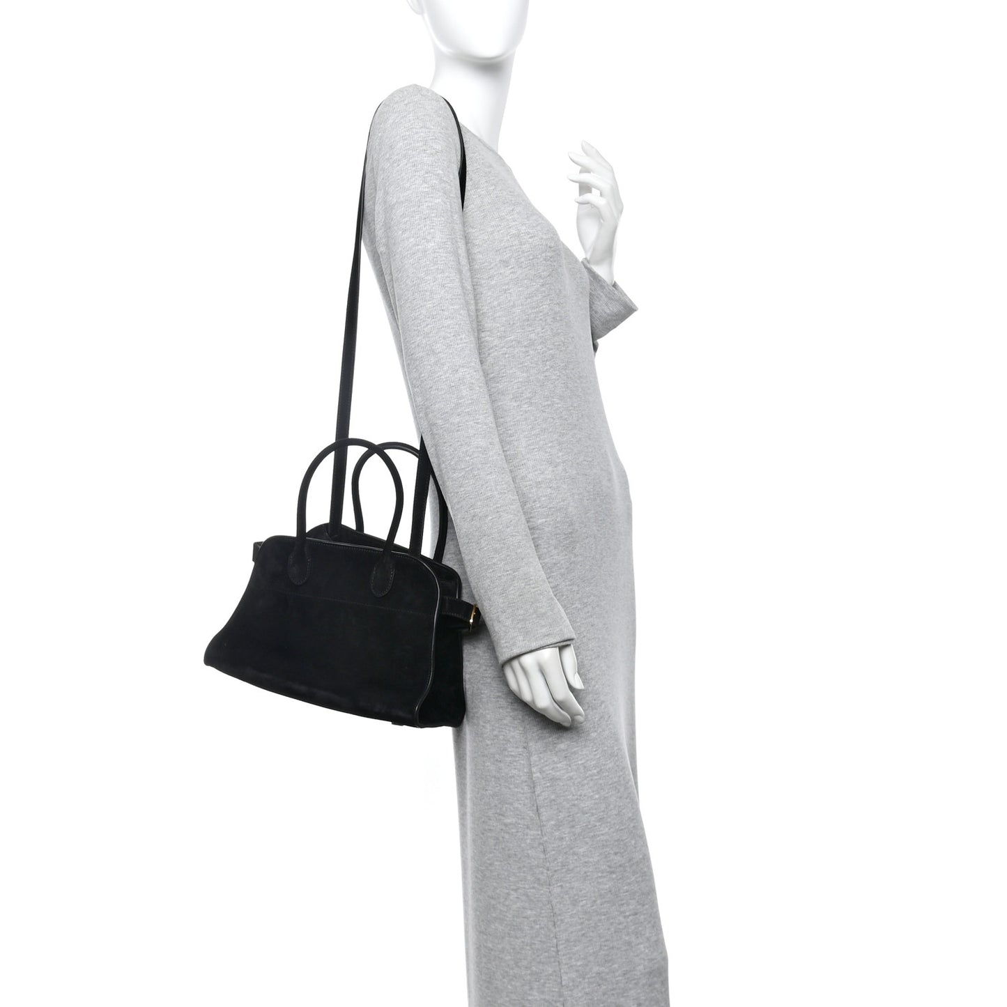 Suede Soft Margaux 10 Bag Black
