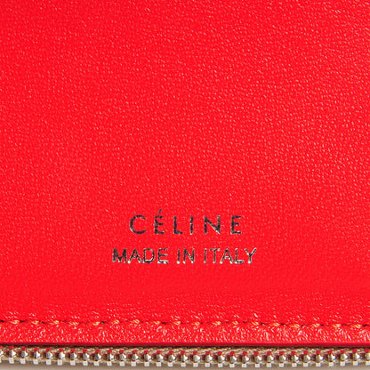 Celine Drummed Calfskin Zip Around Organizer Wallet Dune 6 of 10