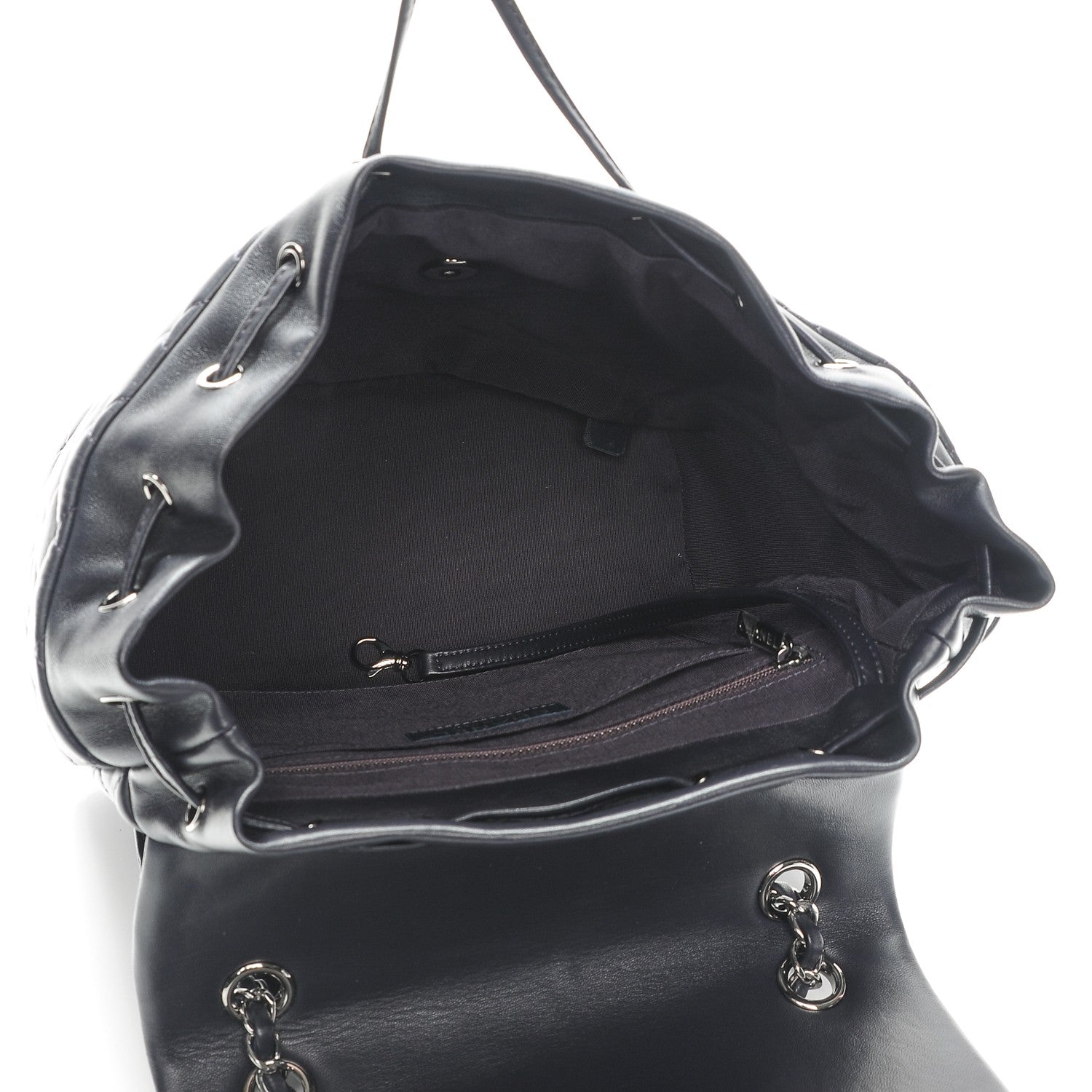 Chanel Lambskin Quilted Large Urban Spirit Backpack Dark Navy 5 of 7
