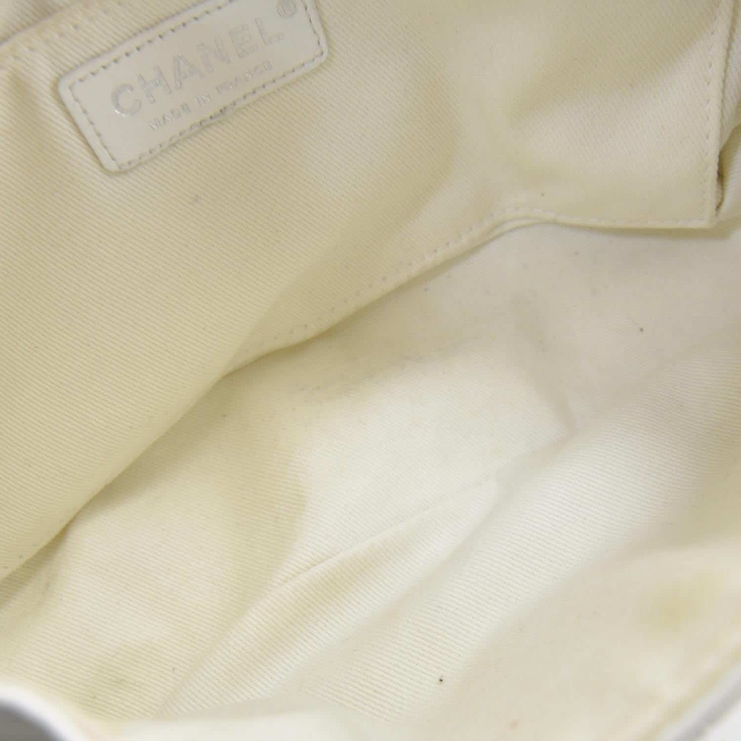 Chanel Lambskin Icons Secret Label Medium Flap White 8 of 12