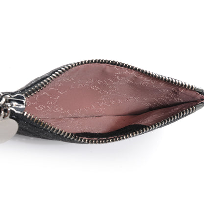 Stella McCartney Faux Leather Shaggy Deer Falabella Wristlet Black 6 of 8