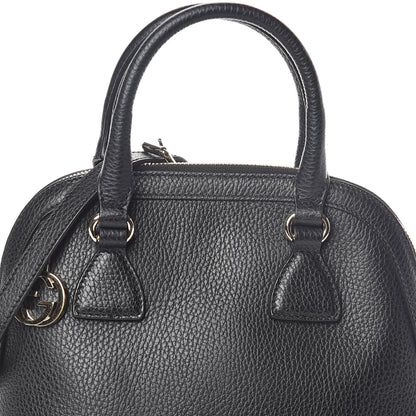 Gucci Dollar Calfskin Small GG Charm Dome Bag Black 7 of 9