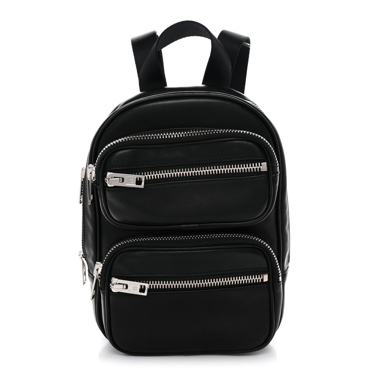 Lambskin Medium Attica Backpack Black