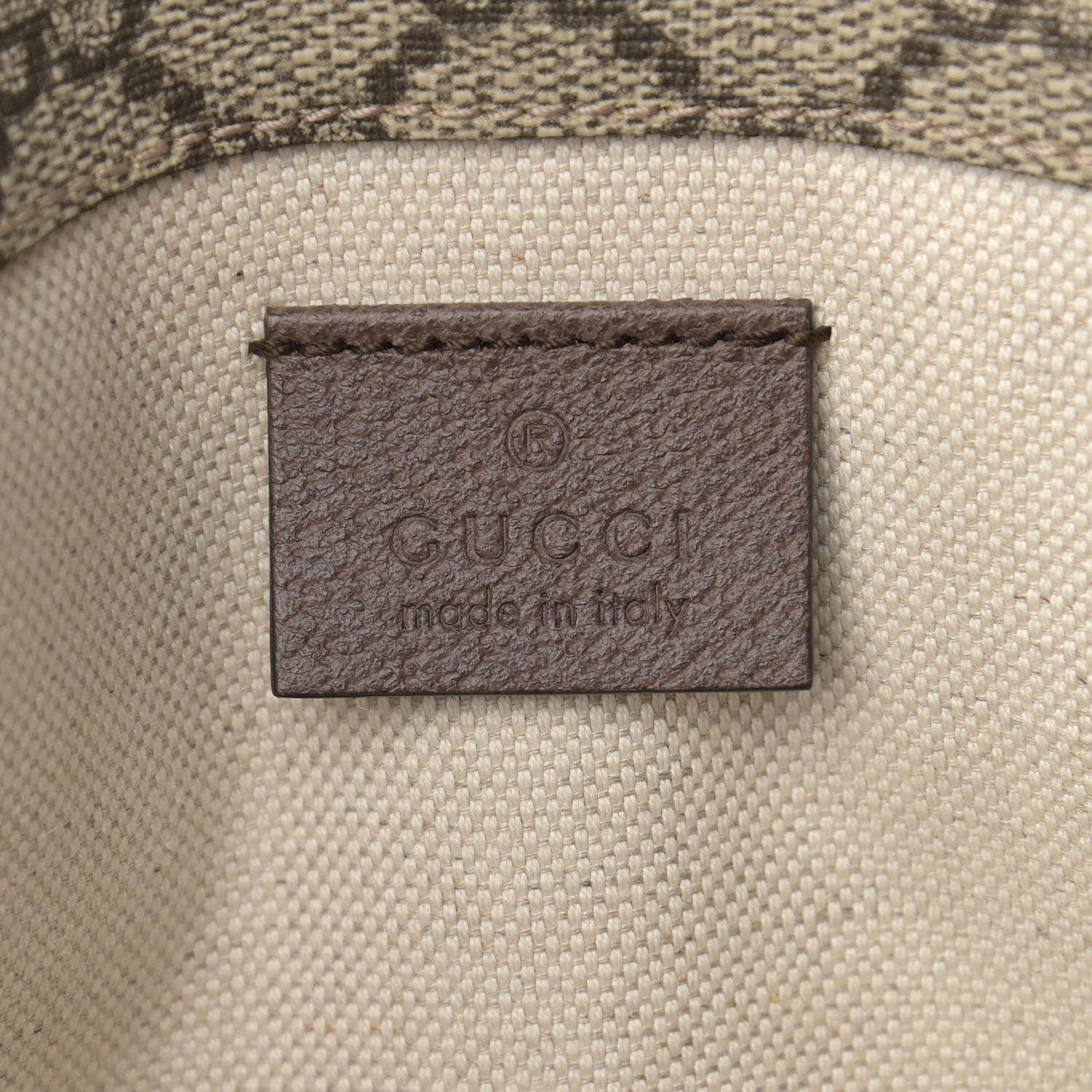 Gucci GG Supreme Monogram Neo Vintage Web Belt Bag Brown 8 of 10