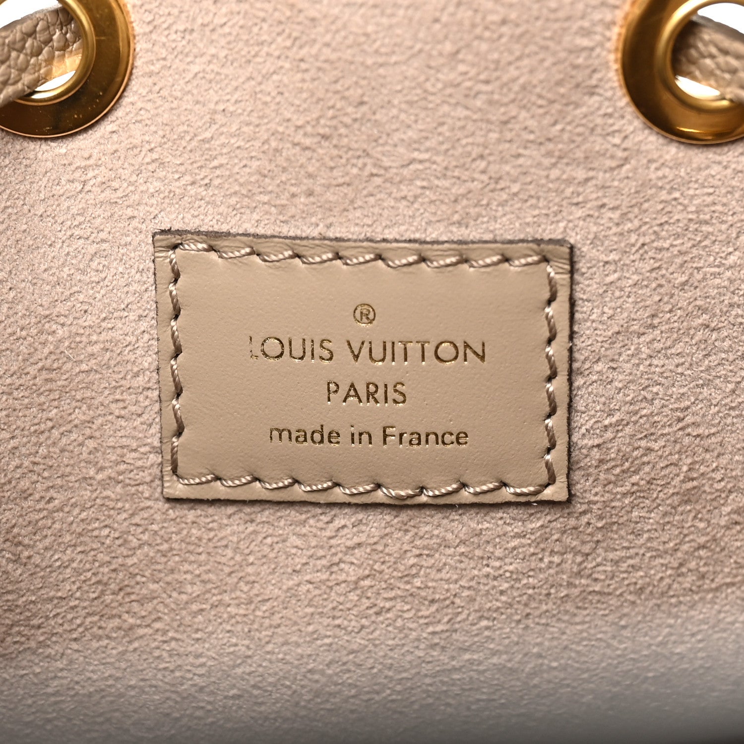 Louis Vuitton Empreinte Monogram Giant Neonoe MM Tourterelle Creme 7 of 10