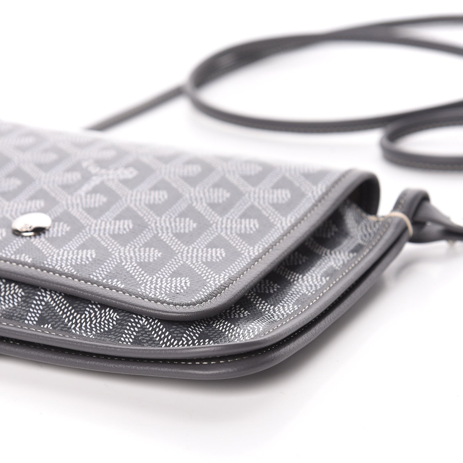 Goyard Goyardine Plumet Wallet Clutch Grey 9 of 11