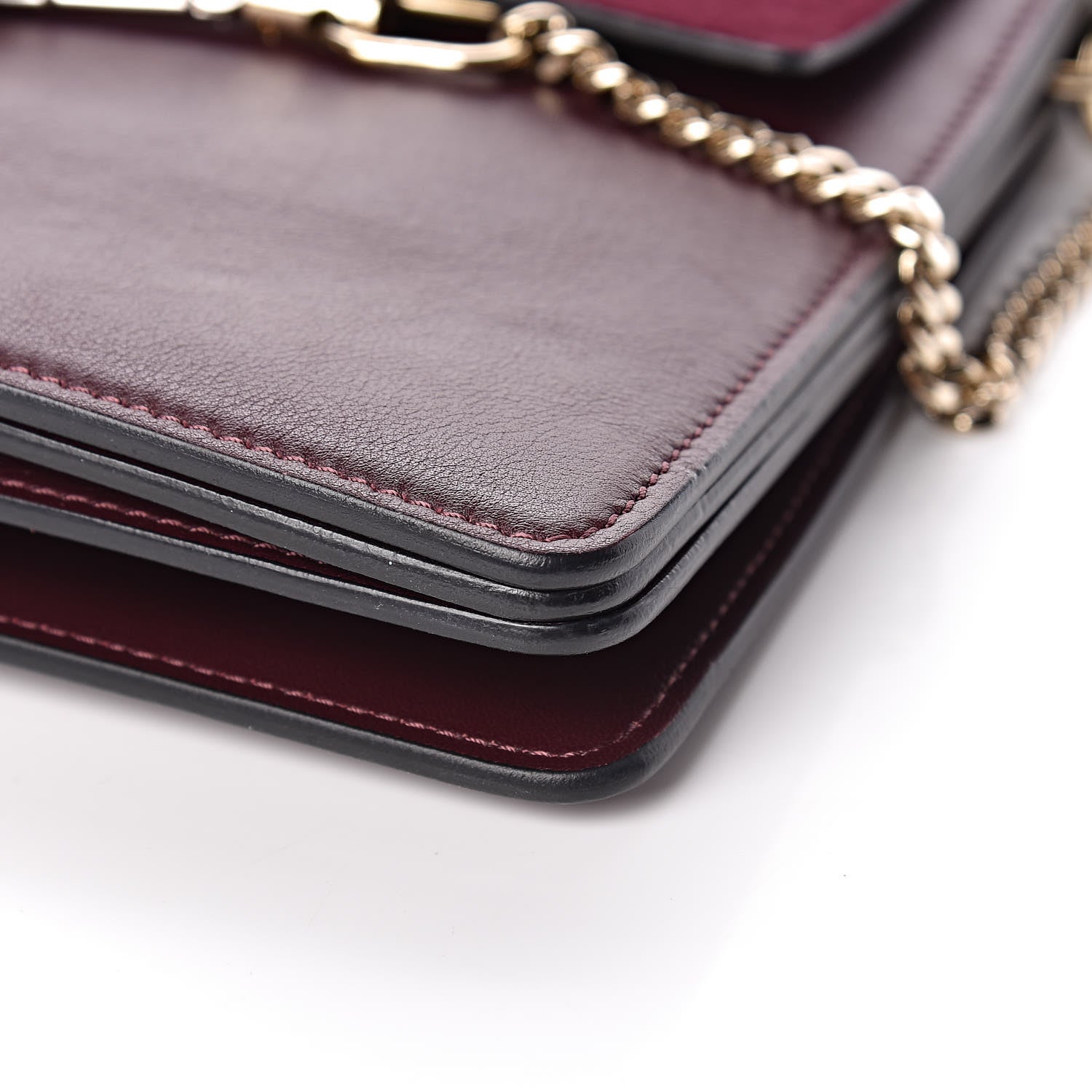 Chloe Suede Calfskin Medium Faye Shoulder Bag Dark Purple 11 of 17