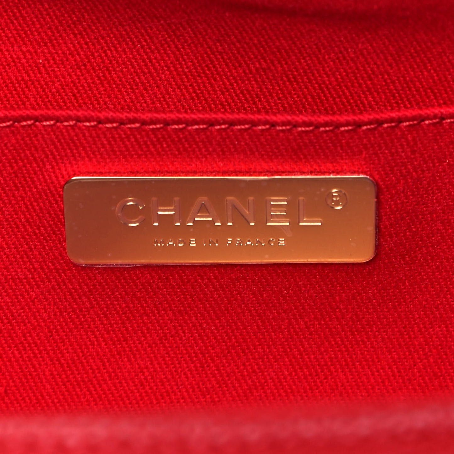 Grained Calfskin Quilted Waist Bag Red