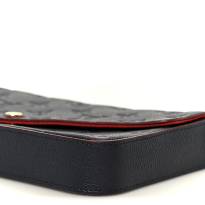 Louis Vuitton Empreinte Pochette Felicie Chain Wallet Marine Rouge 15 of 15