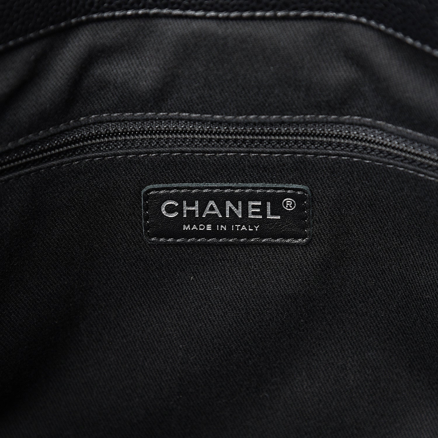 Chanel Caviar Quilted Timeless CC Soft Tote Black 5 of 9