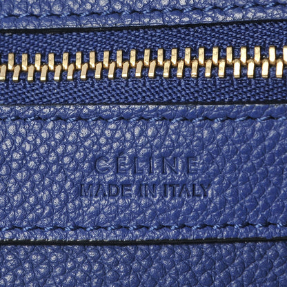 Celine Soft Grained Calfskin Small Belt Cabas Phantom Indigo 6 of 9