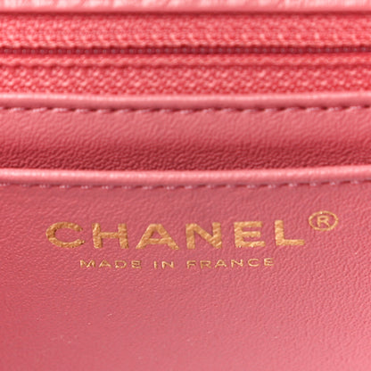 Chanel Aged Calfskin Quilted 2.55 Reissue Mini Flap Pink 6 of 11