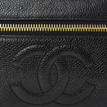 Chanel Caviar Vanity Cosmetic Case Black 8 of 9