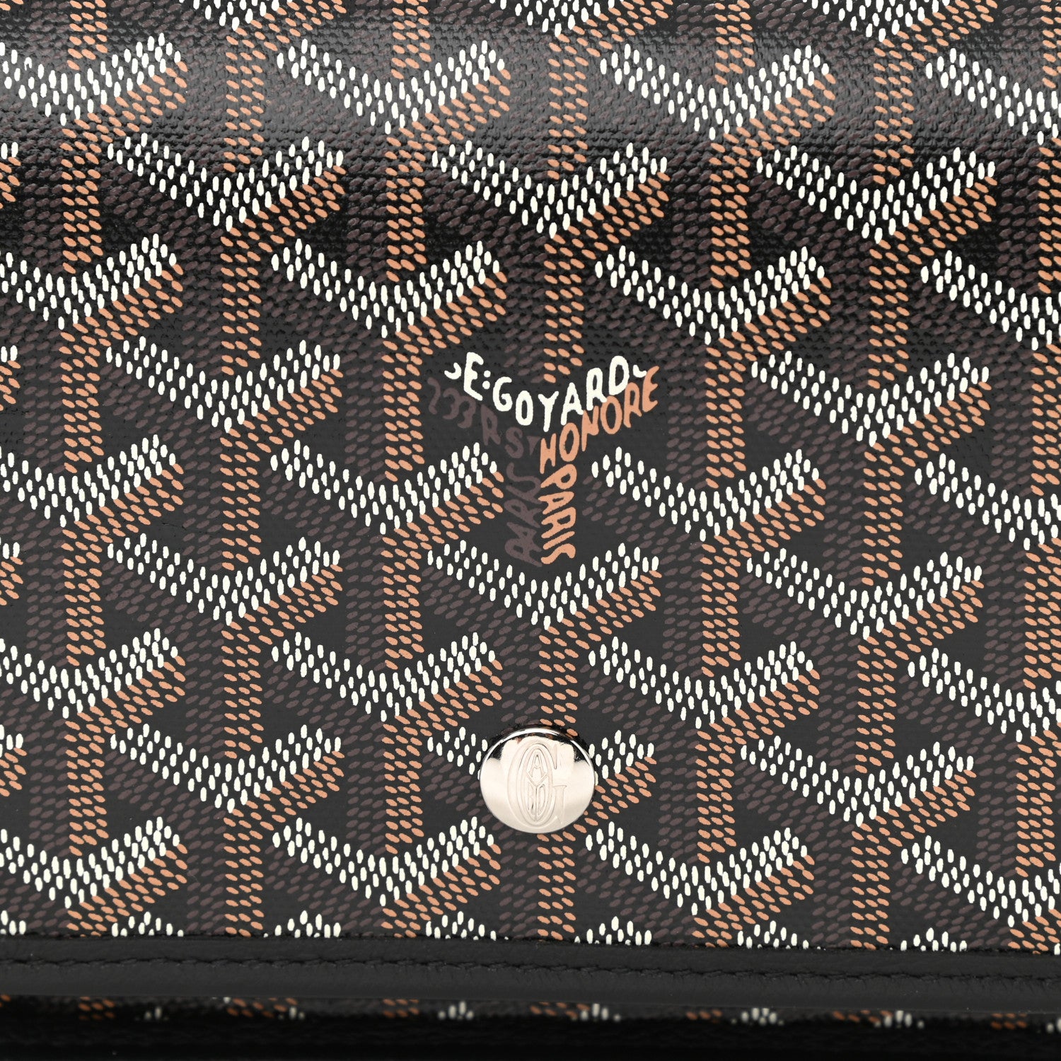 Goyard Goyardine Plumet Wallet Clutch Black 10 of 12