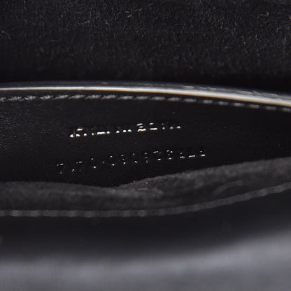 Saint Laurent Calfskin Classic Monogram Tassel Clutch Black 7 of 12