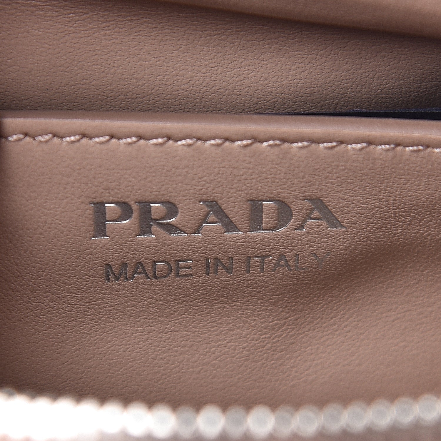 Prada Soft Calfskin Diagramme Crossbody Bag Cipria 6 of 10