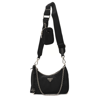 Prada Nylon Re-Edition 2005 Shoulder Bag Black 1 of 10