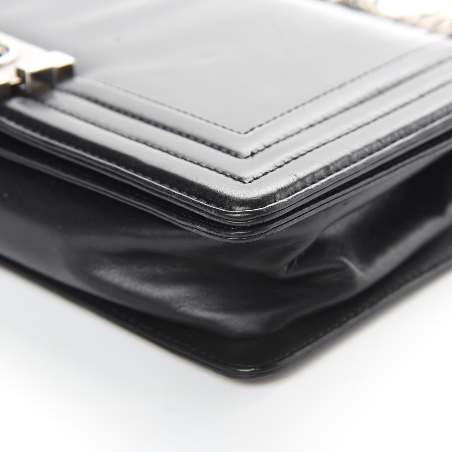 Chanel Calfskin Medium Boy Flap Black 10 of 19