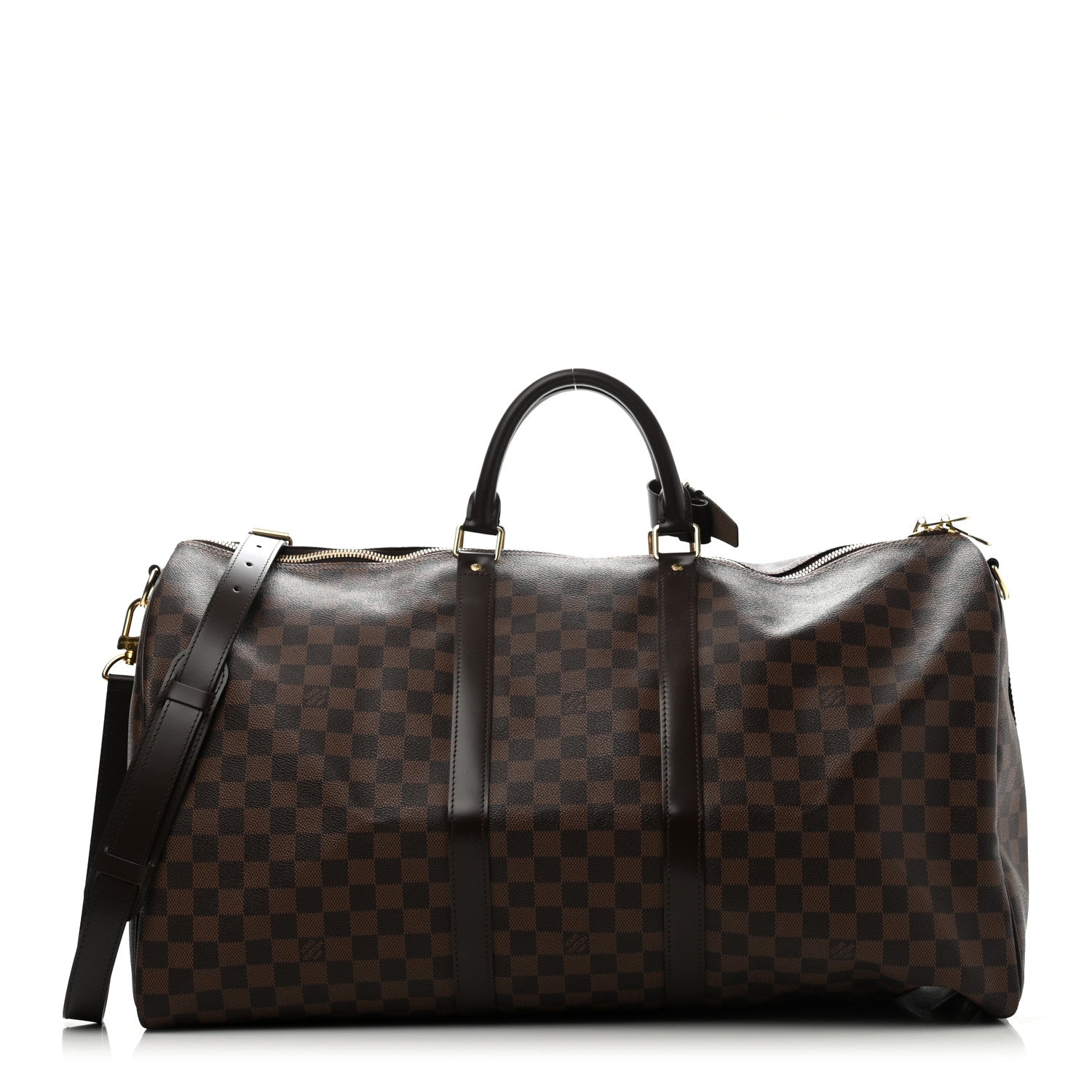 Louis Vuitton Damier Ebene Keepall Bandouliere 55 1 of 12
