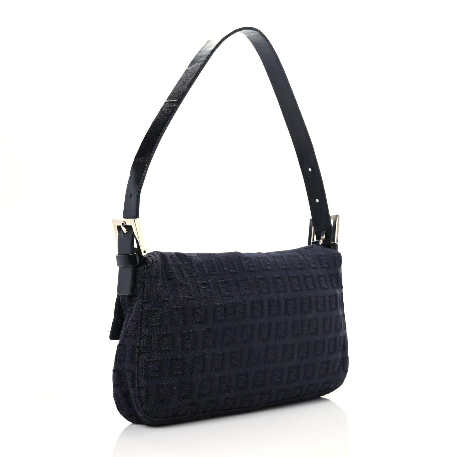 Fendi Zucchino Baguette Black 3 of 18