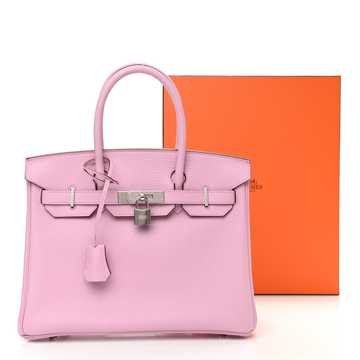 Taurillon Clemence Birkin 30 Mauve Sylvestre