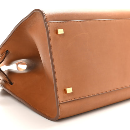 The Row Polished Saddle Calfskin Soft Margaux 12 Cuir 8 of 9