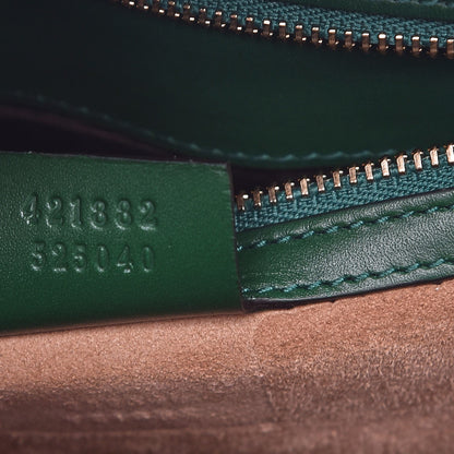 Gucci Calfskin Small Sylvie Shoulder Bag Green 7 of 9