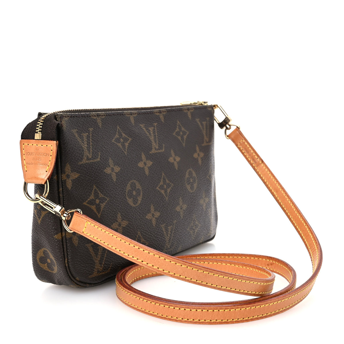 Louis Vuitton Monogram Accessories Pochette Long Strap 3 of 10