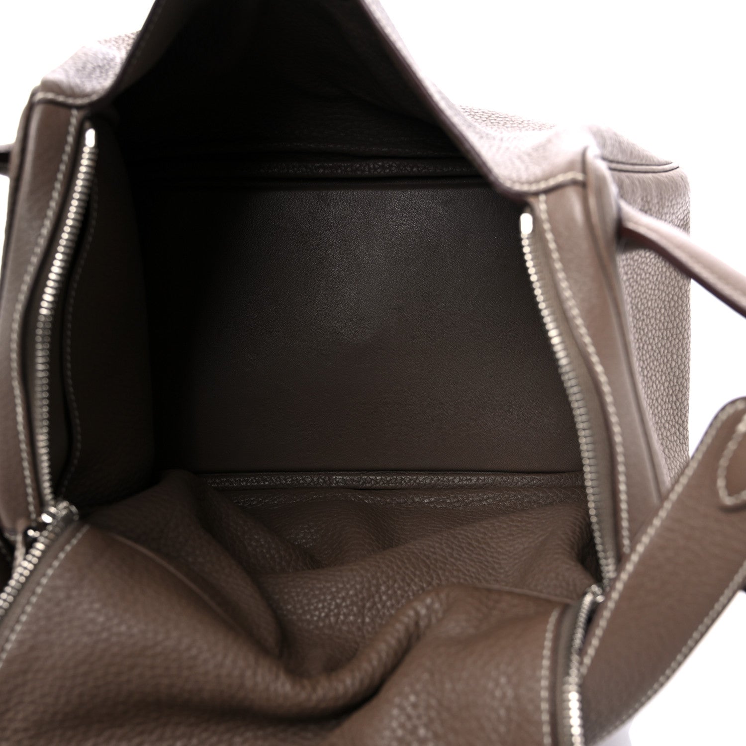 Hermes Taurillon Clemence Lindy 30 Etoupe 5 of 11