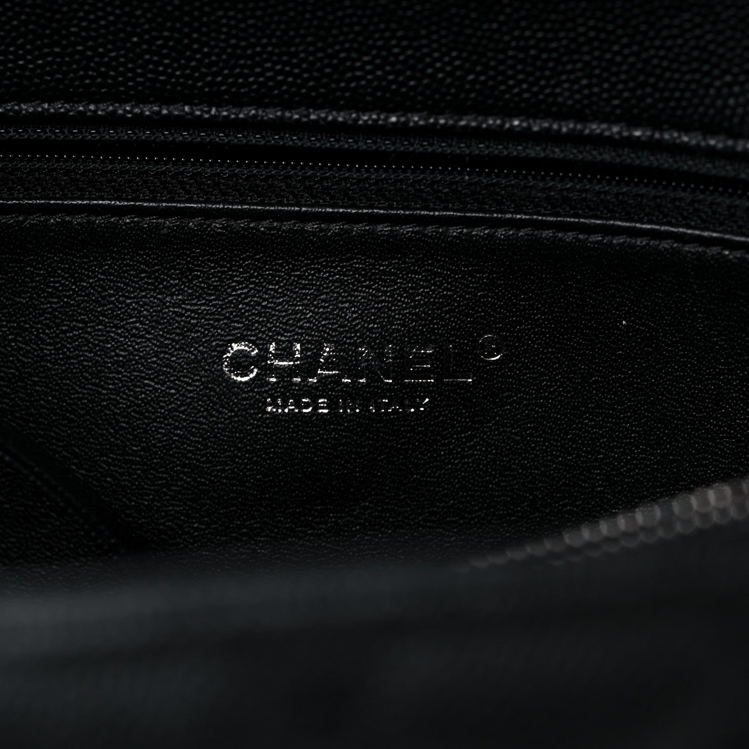 Chanel Caviar Lizard Quilted Large Coco Handle Flap Black 6 of 13