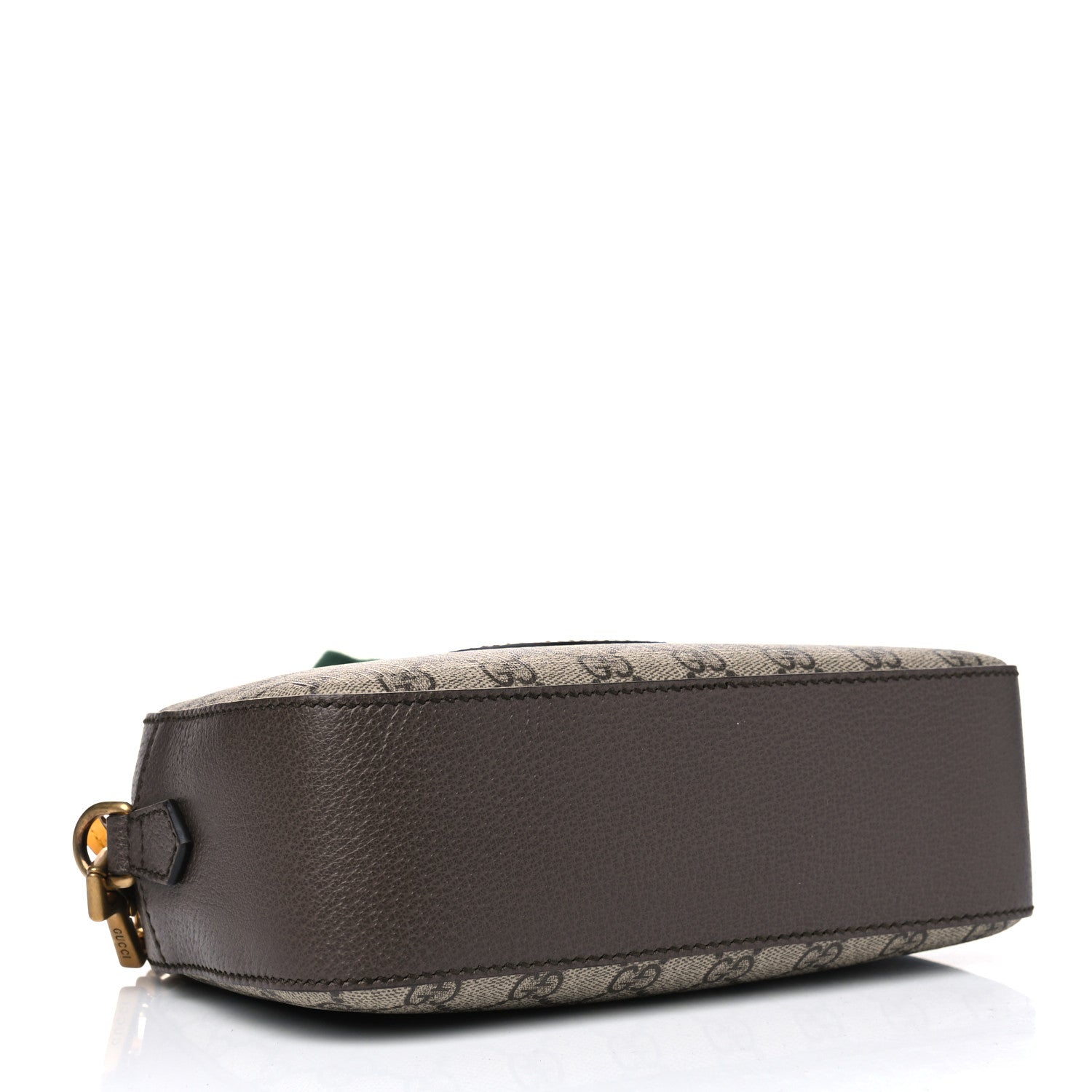Gucci GG Supreme Monogram Web Neo Vintage Shoulder Bag Beige New Acero Crop 3 of 4