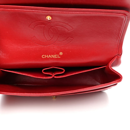 Chanel Lambskin Quilted Medium Double Flap Red 5 of 12