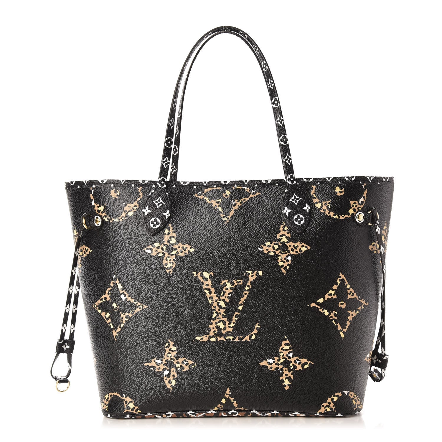 Louis Vuitton Monogram Giant Jungle Neverfull MM Black 3 of 13