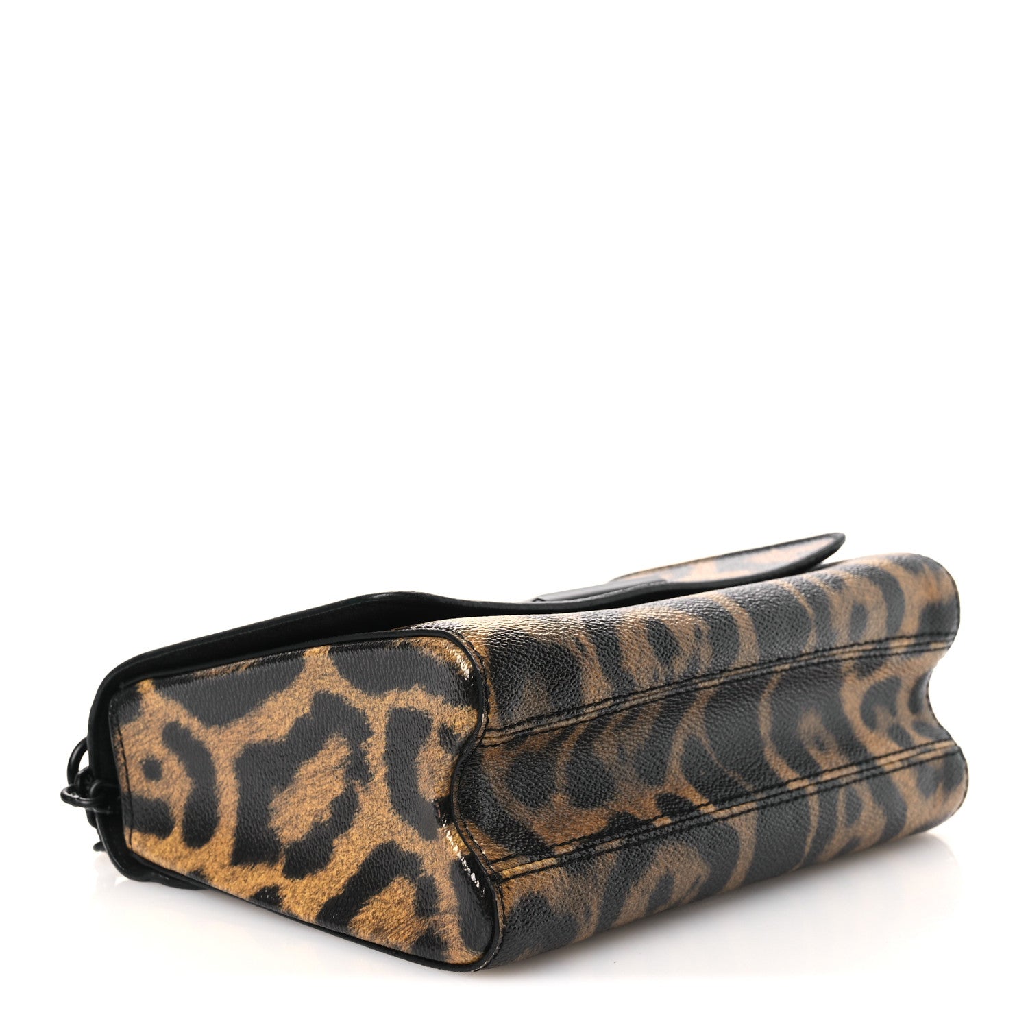 Louis Vuitton Calfskin Wild Animal Print Twist Shoulder Bag MM 4 of 11