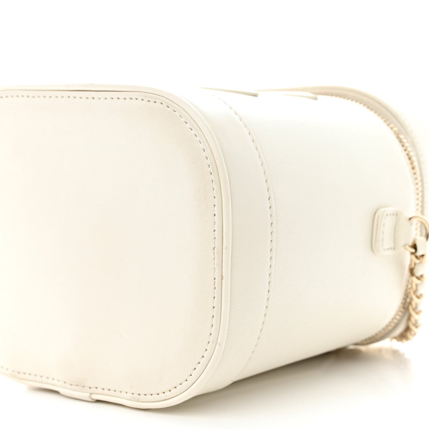 Lambskin Timeless Vanity Cosmetic Case White