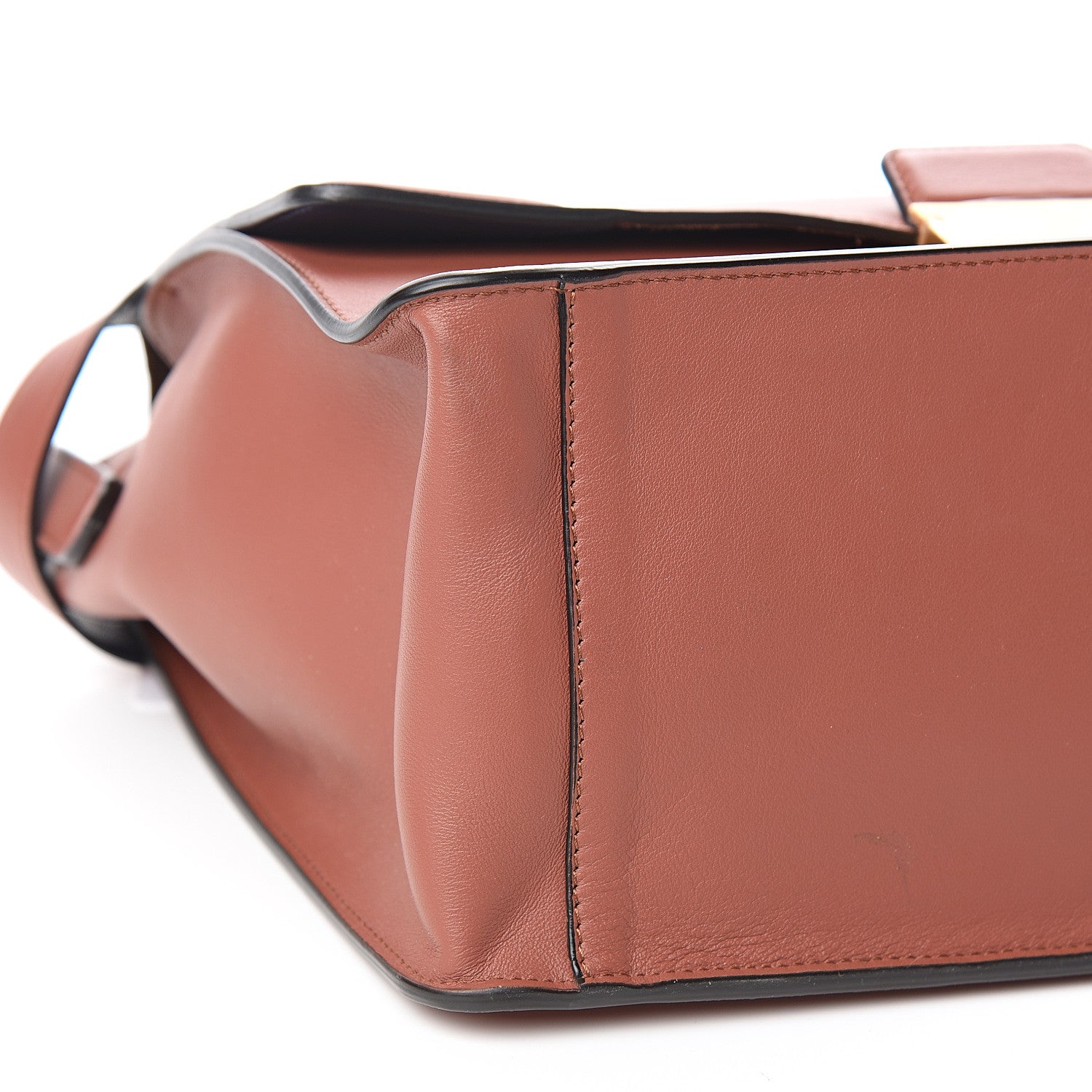 Fendi Vitello Grace Matte Large Kan U Shoulder Bag Rust 6 of 8