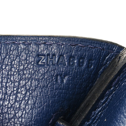 Hermes Togo Birkin 30 Bleu Saphir 7 of 10