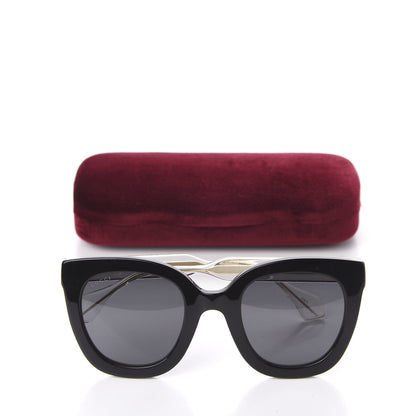 Gucci Acetate Crystal Sunglasses GG0564S Black Grey 8 of 8