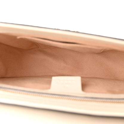 Gucci GG Supreme Monogram Calfskin Small Padlock Messenger Shoulder Bag Beige Mystic White Sun Oil 5 of 10
