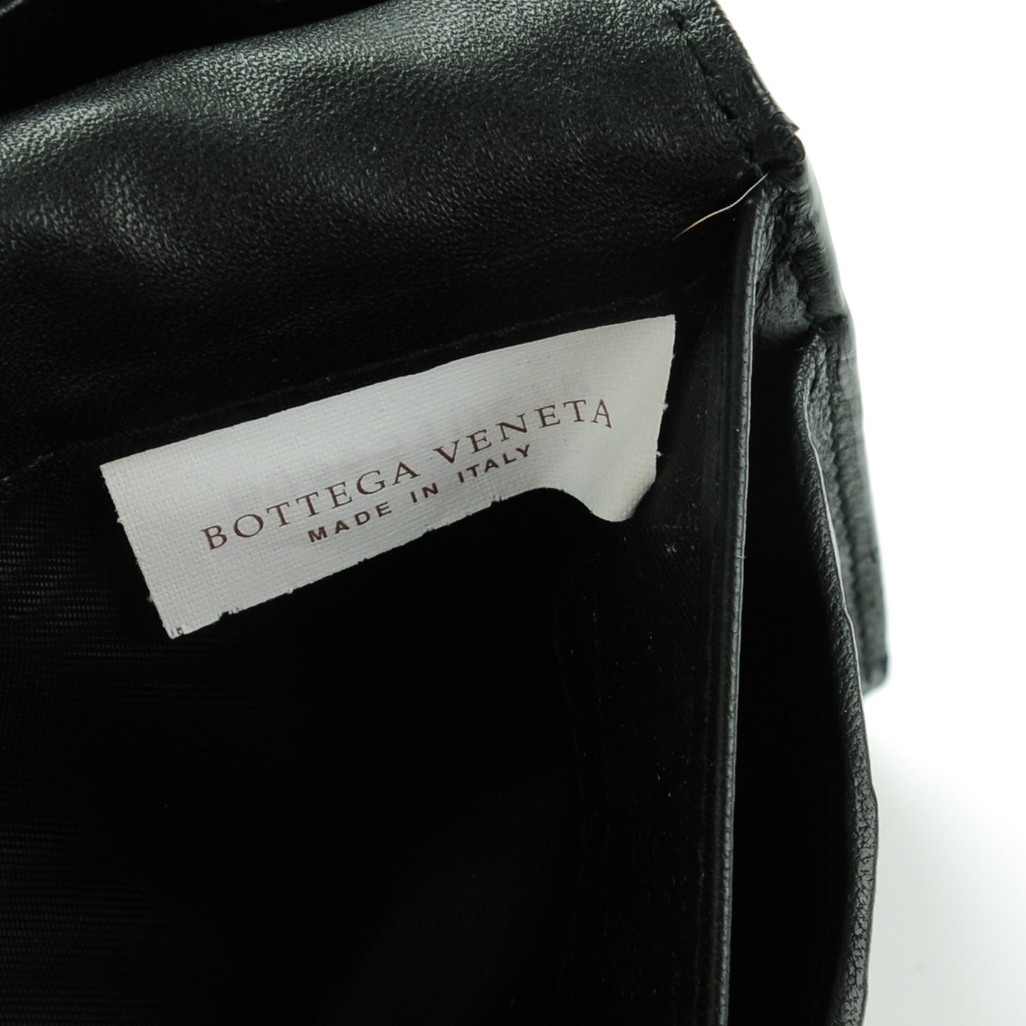 Nappa Intrecciato Continental Wallet Black