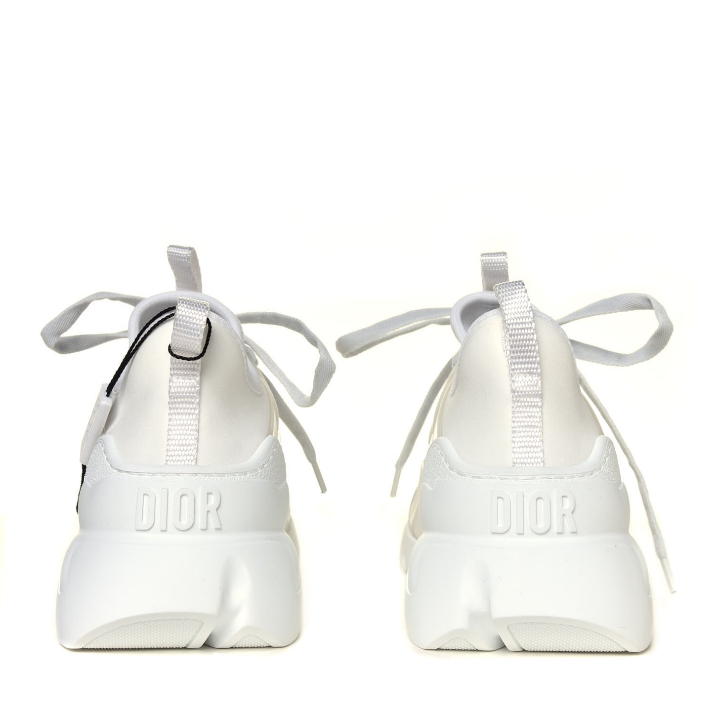 Technical Fabric Rubber Womens D-Connect Sneakers 36.5 White