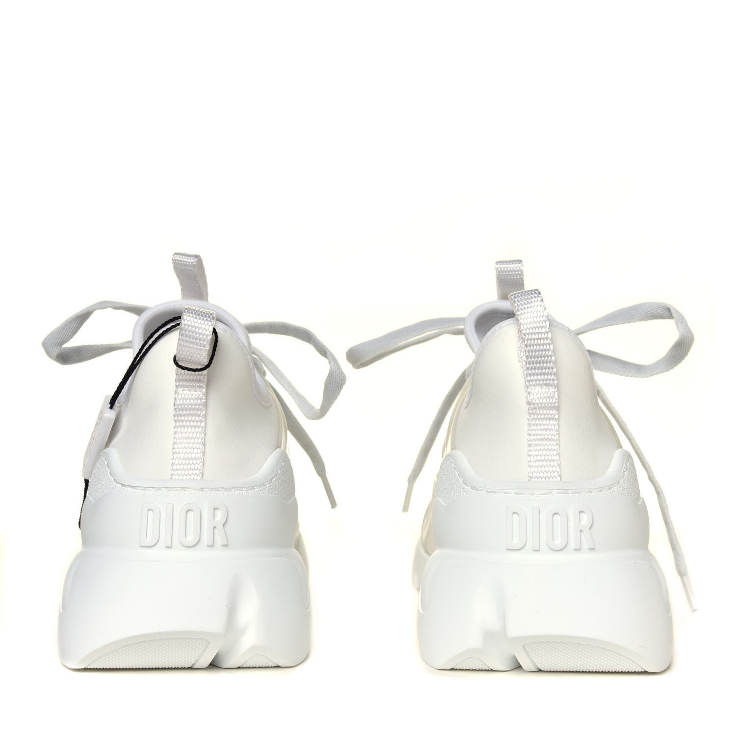 Christian Dior Technical Fabric Rubber Womens D-Connect Sneakers 36.5 White 9 of 12