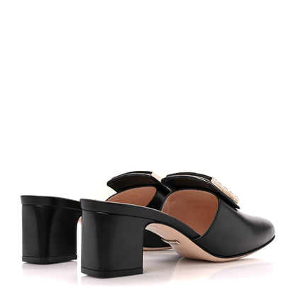 Gucci Malaga Kid Crystal Square G Madelyn 60mm Mules 36.5 Black 5 of 10