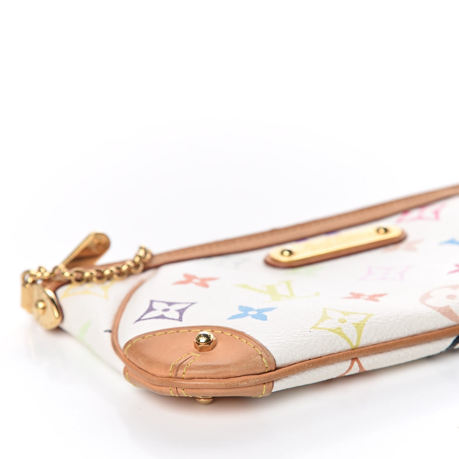 Louis Vuitton Monogram Multicolor Pochette Milla MM White 10 of 11