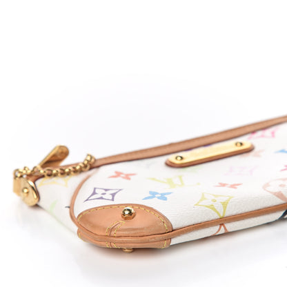 Louis Vuitton Monogram Multicolor Pochette Milla MM White 10 of 11