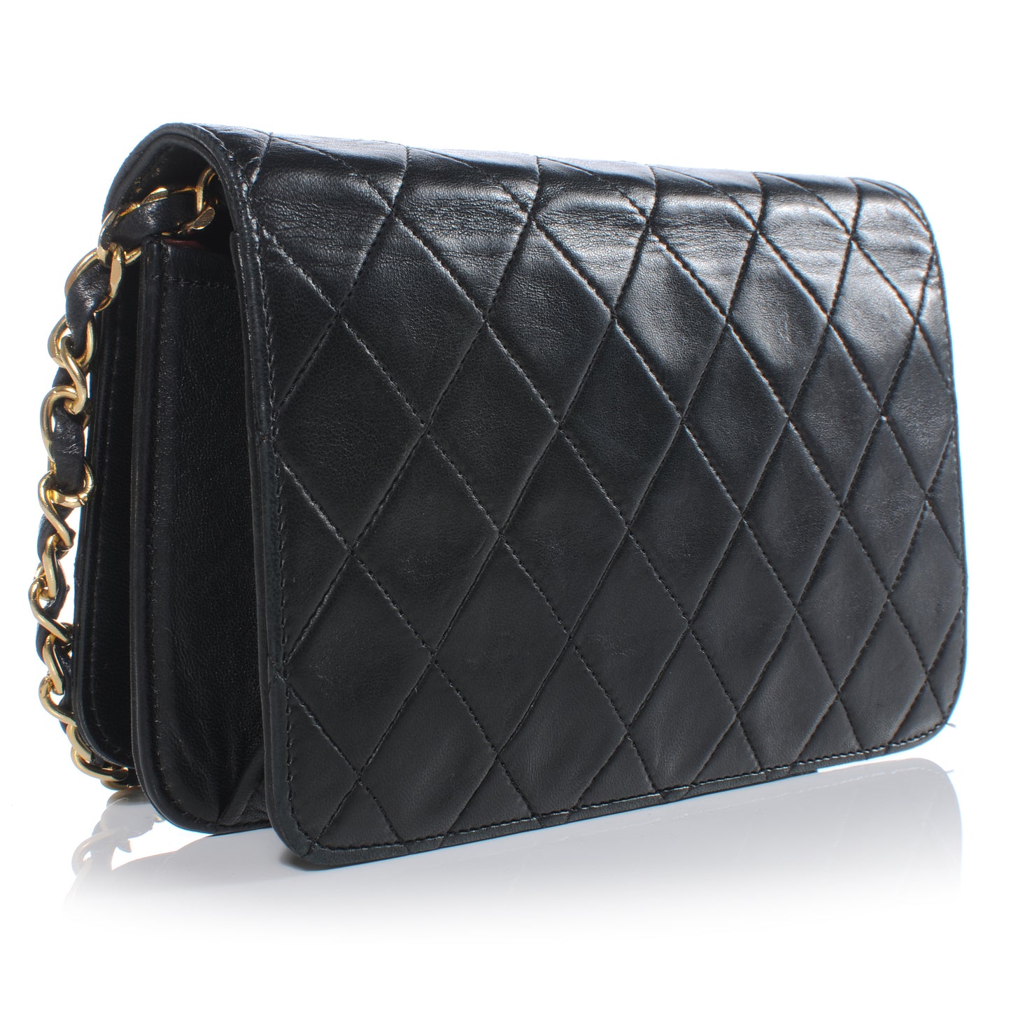Lambskin Small Flap Black