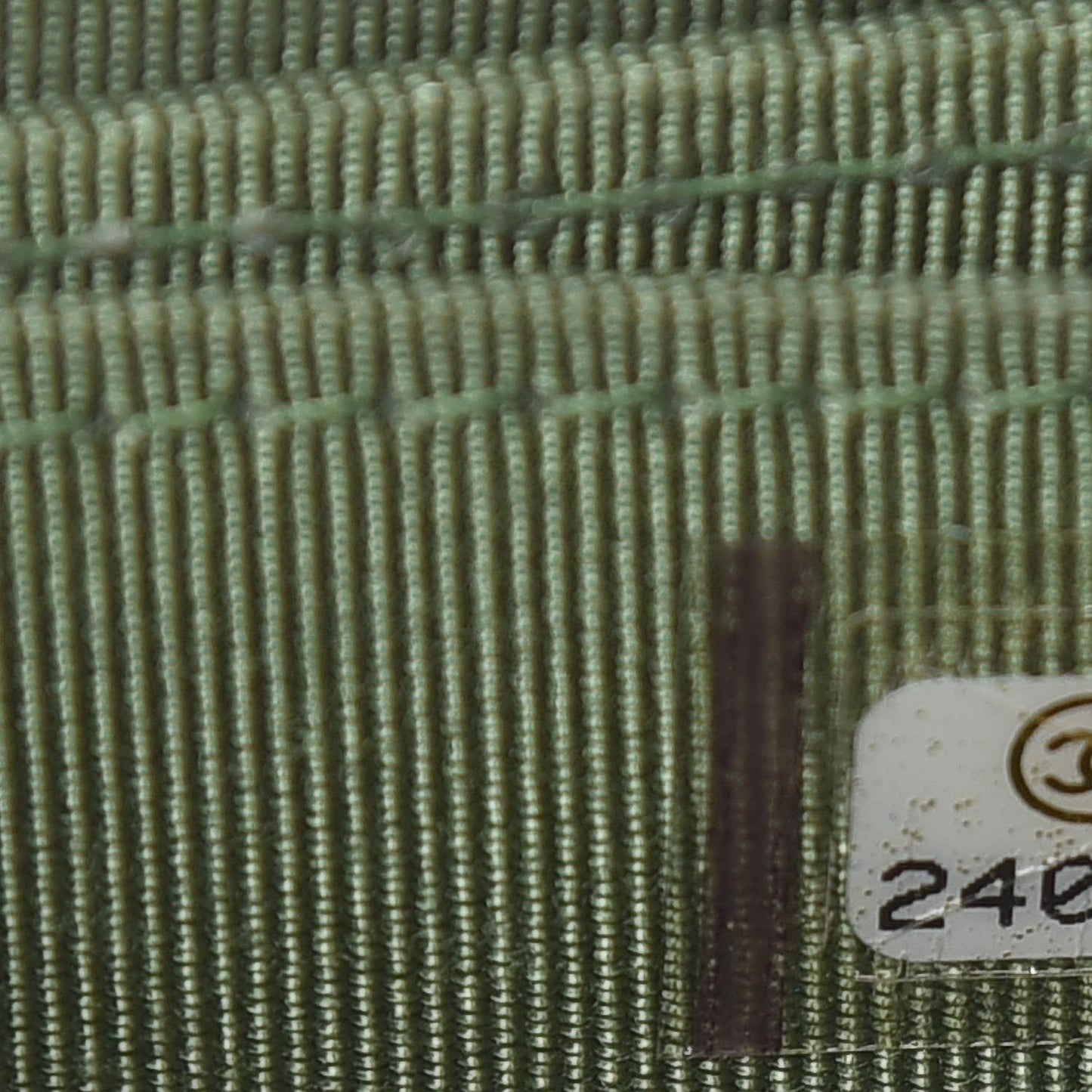 Metallic Lambskin Quilted Zip Around Coin Purse Wallet Green